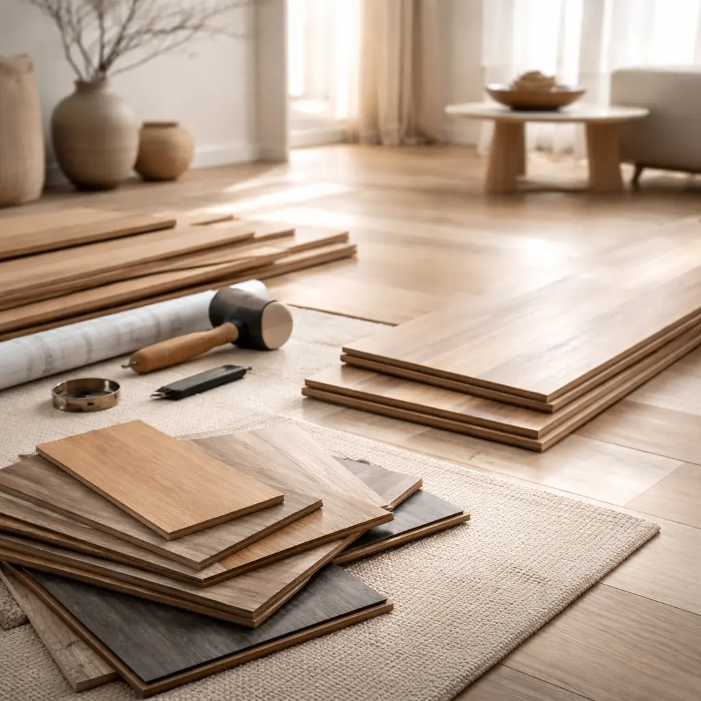 Bodenbeläge – Professionelle Bodenverlegung – Fliesen, Vinyl, Laminat und Parkett für jeden Anspruch.